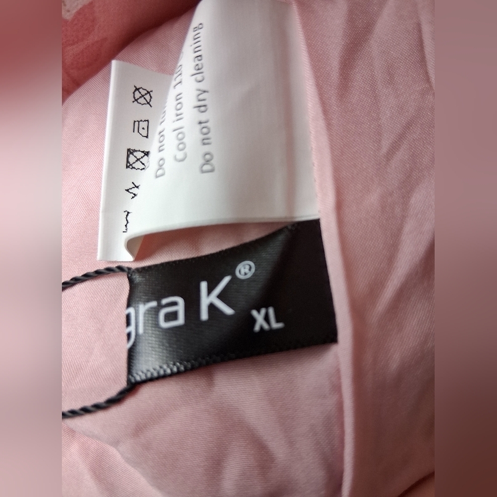 Allegra K Womens Pink XL Top - Picture 4 of 4